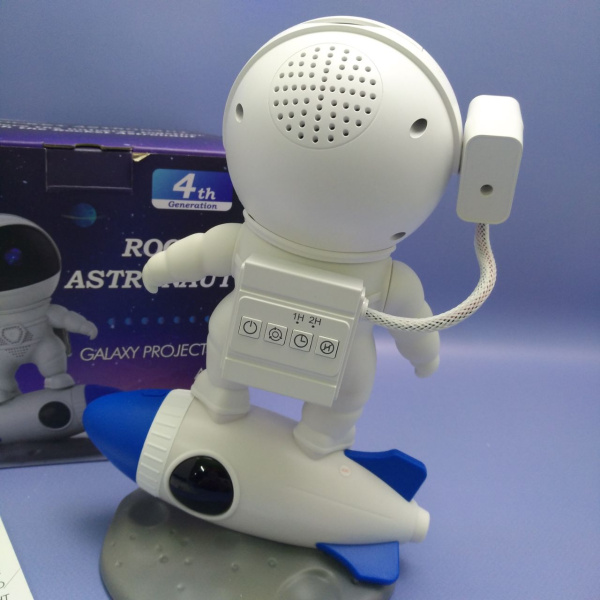 Ночник - проектор космонавт на ракете «Rocket astronaut Galactic projection» BL-HJ07 / 12 проекций
